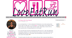 Desktop Screenshot of loveeatrun.com
